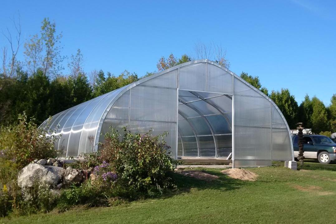 greenhouse over pool